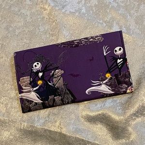 Handmade skull wallet / feminine product/makeup pouch